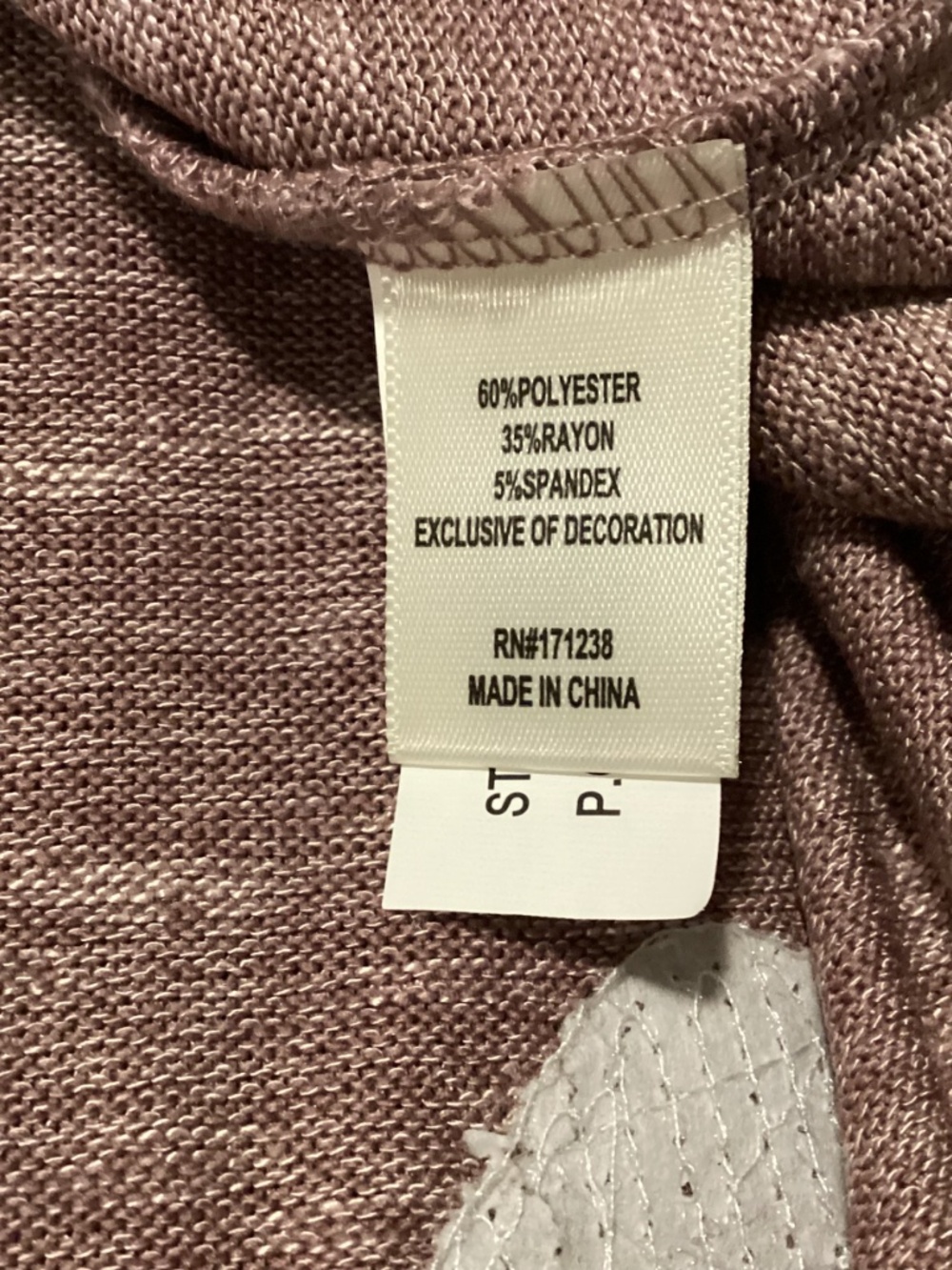 Tru self women's sweater with hearts, size 2X - Picture 6 of 10